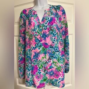 Lilly Pulitzer Elsa Silk Top